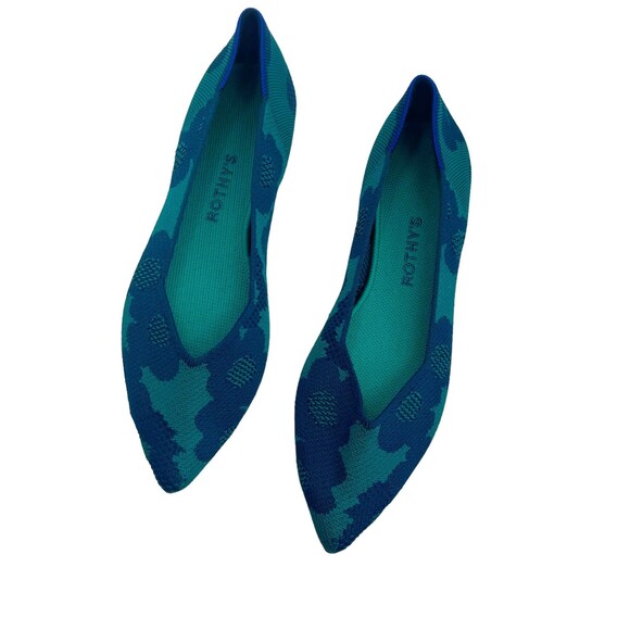 ROTHY'S The Point Comfy Pointed-Toe Knit Upper Slip-on Flats Size 10.5 NWOB - Picture 10 of 10